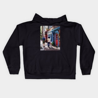 Alexandria VA - Strolling Down King Street Kids Hoodie